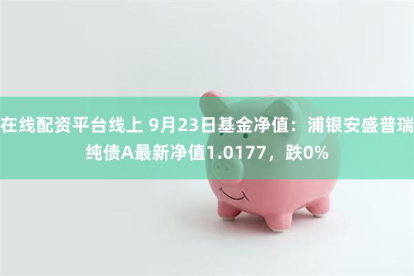 在线配资平台线上 9月23日基金净值：浦银安盛普瑞纯债A最新净值1.0177，跌0%