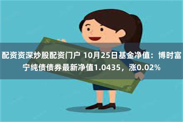 配资资深炒股配资门户 10月25日基金净值：博时富宁纯债债券最新净值1.0435，涨0.02%