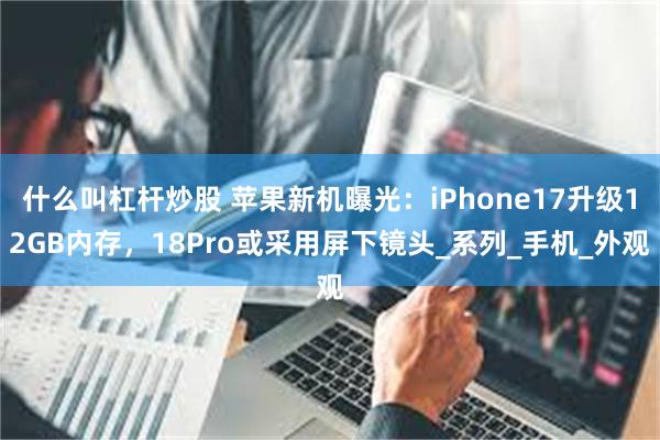 什么叫杠杆炒股 苹果新机曝光：iPhone17升级12GB内存，18Pro或采用屏下镜头_系列_手机_外观
